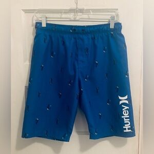 HURLEY Boys Swim Trunks. Size Large (14-16).